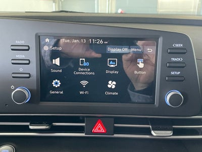 2026 Hyundai Elantra Hybrid Blue