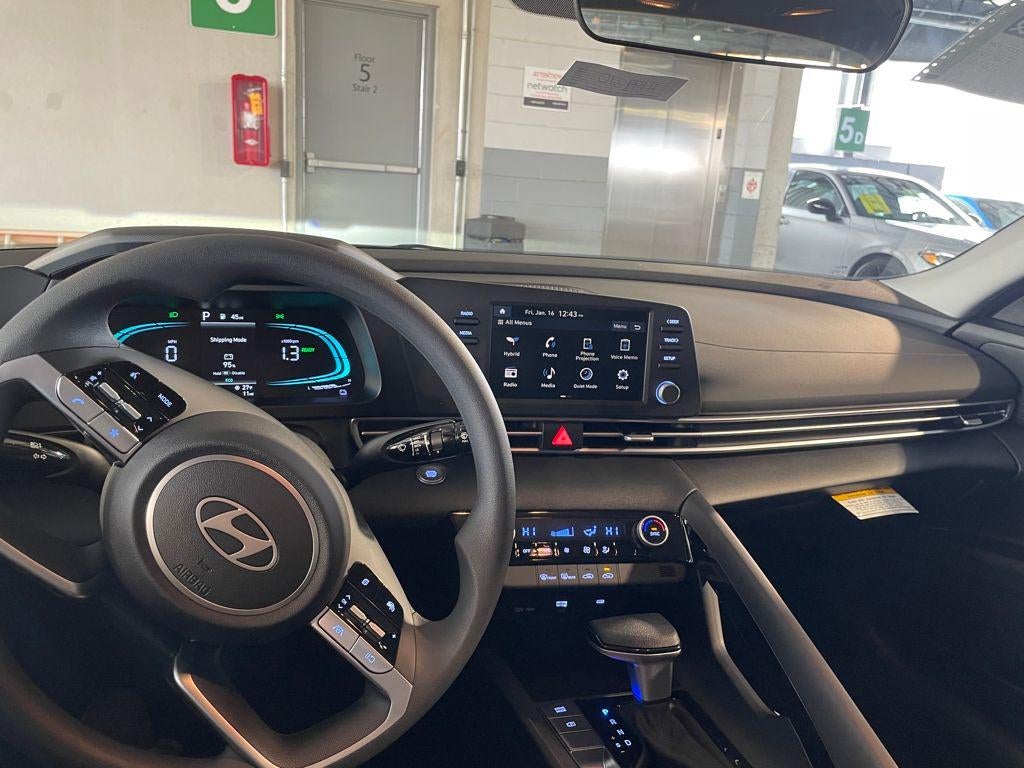 2026 Hyundai Elantra Hybrid Blue