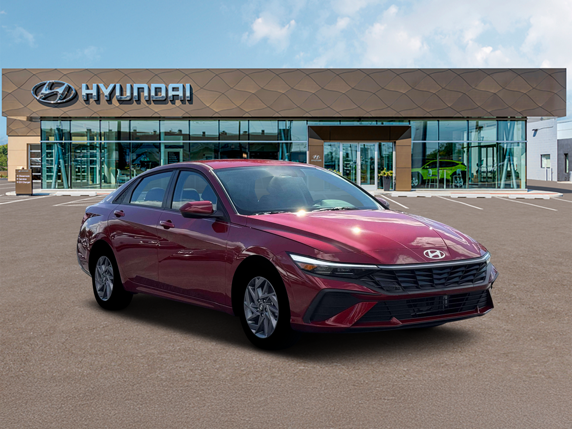2026 Hyundai Elantra Hybrid Blue