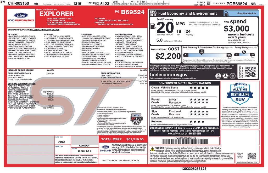 2023 Ford Explorer ST