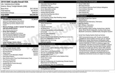2018 GMC Acadia Denali