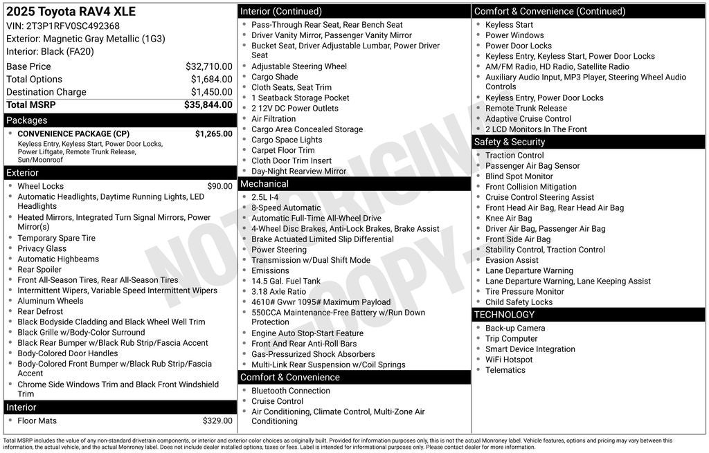 2025 Toyota RAV4 XLE