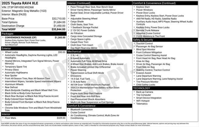 2025 Toyota RAV4 XLE