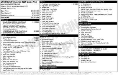 2023 RAM ProMaster 2500 High Roof