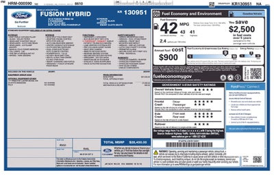 2019 Ford Fusion SE