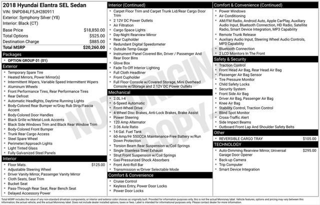 2018 Hyundai Elantra SEL