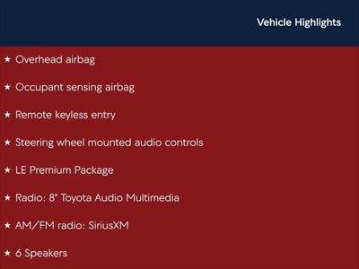 2026 Toyota COROLLA LE