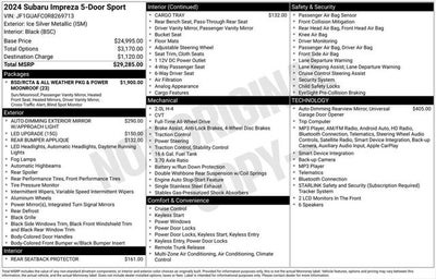 2024 Subaru Impreza Sport