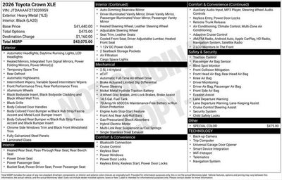 2026 Toyota CROWN XLE