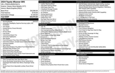 2024 Toyota 4RUNNER SR5