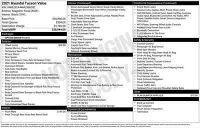 2021 Hyundai Tucson Value