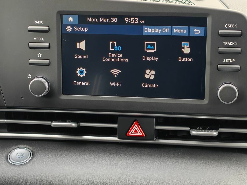 2026 Hyundai Elantra Hybrid Blue