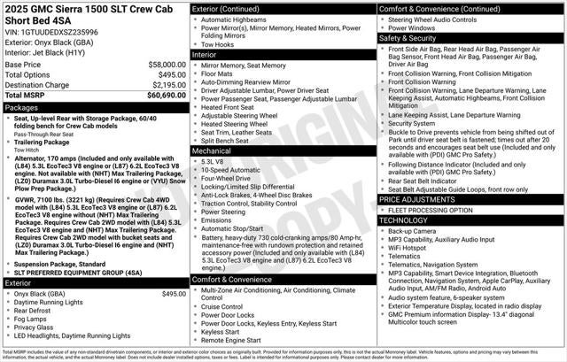 2025 GMC Sierra SLT