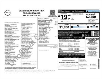 2022 Nissan Frontier PRO-4X