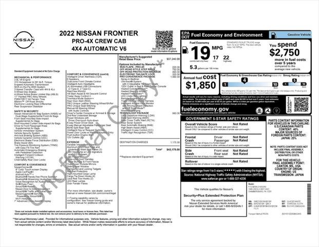 2022 Nissan Frontier PRO-4X