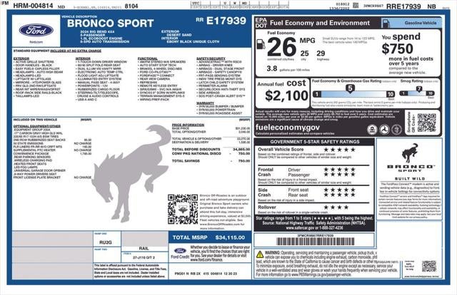 2024 Ford Bronco Sport Big Bend
