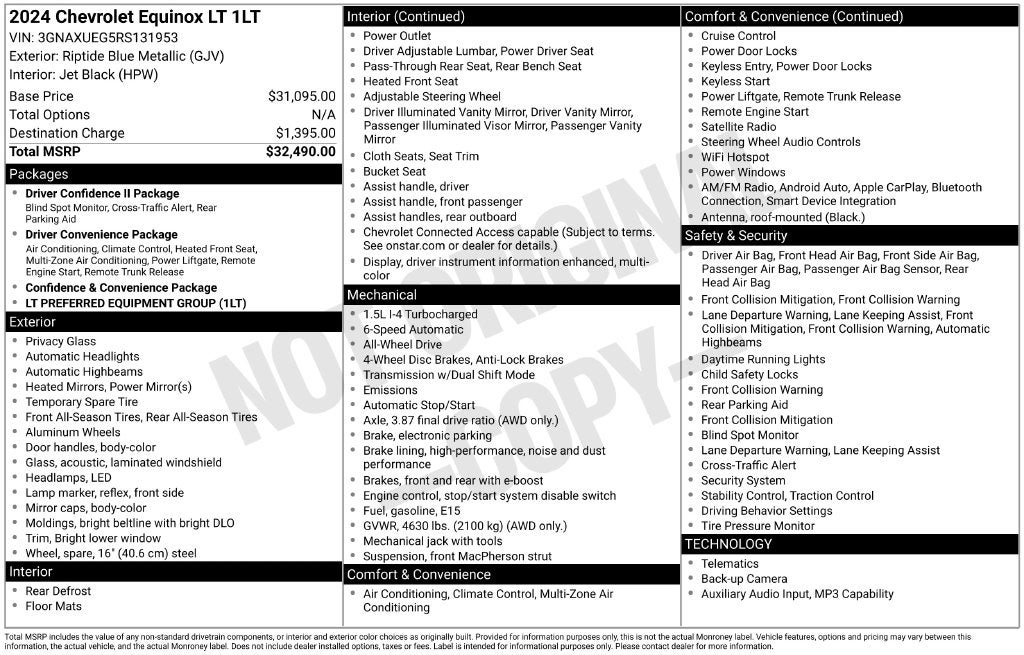2024 Chevrolet Equinox LT