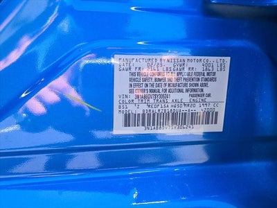 2025 Nissan Sentra SR