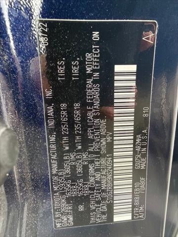 2022 Toyota Highlander XLE