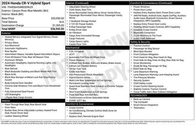 2024 Honda CR-V Sport
