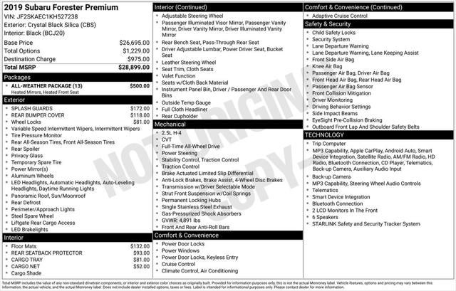 2019 Subaru Forester Premium