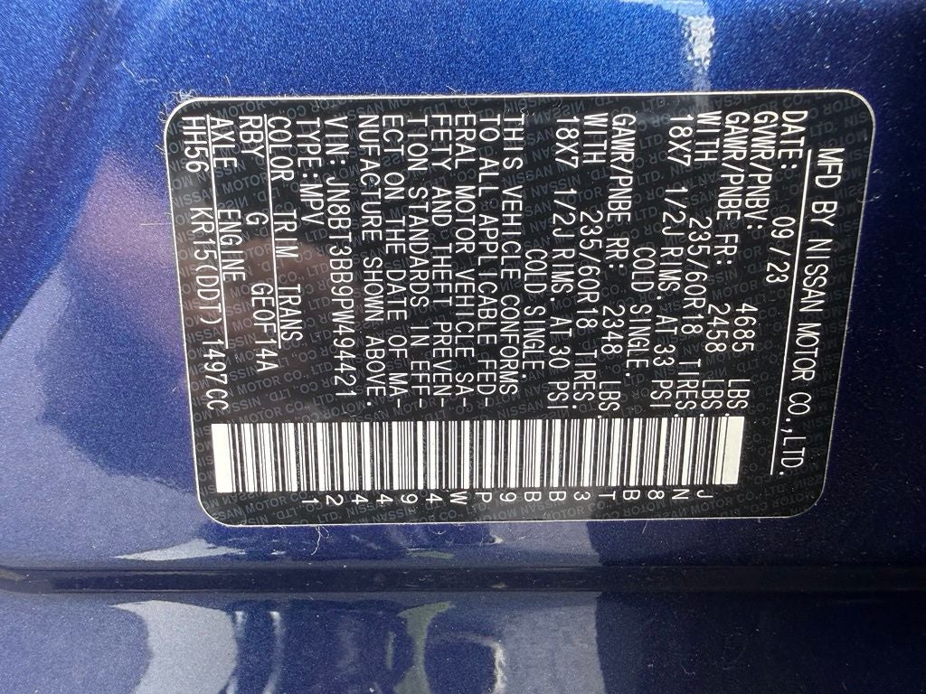 2023 Nissan Rogue SV