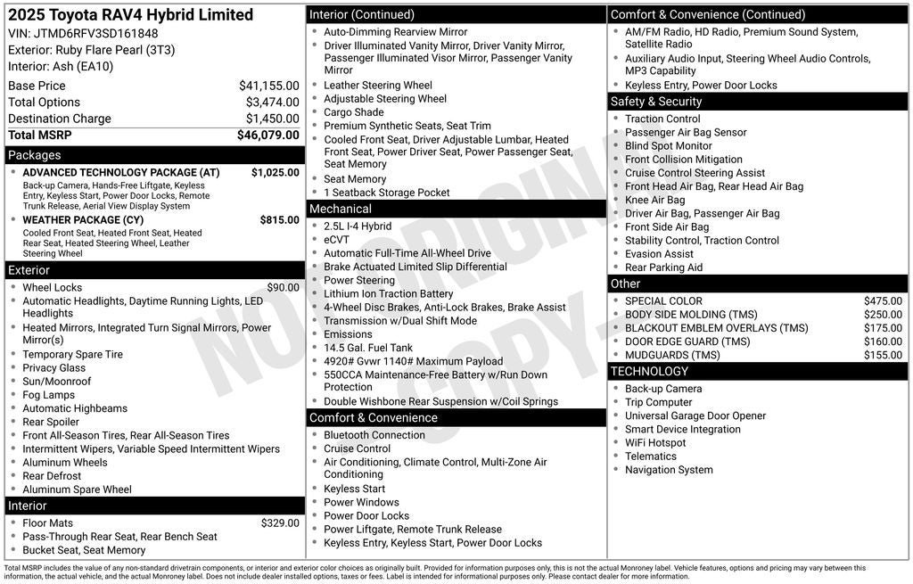 2025 Toyota RAV4 HYBRID Limited