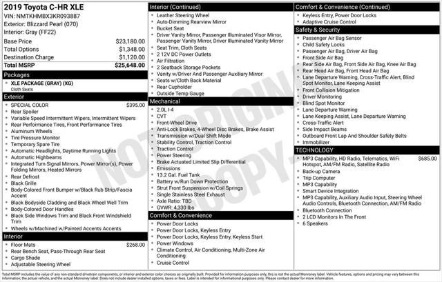 2019 Toyota C-HR XLE