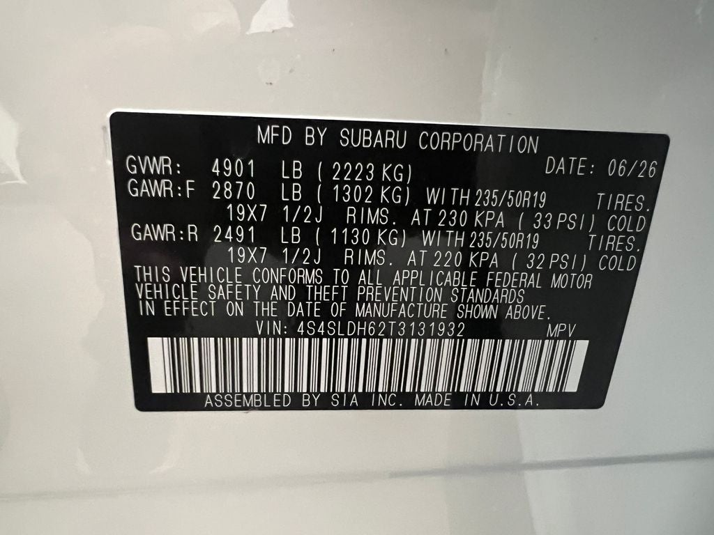2026 Subaru FORESTER Sport Onyx Edition