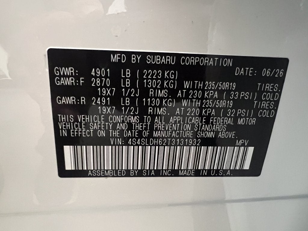 2026 Subaru FORESTER Sport Onyx Edition