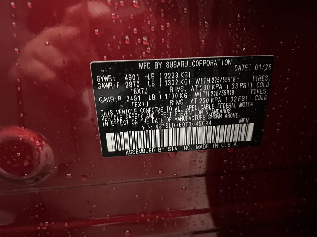 2026 Subaru FORESTER Limited