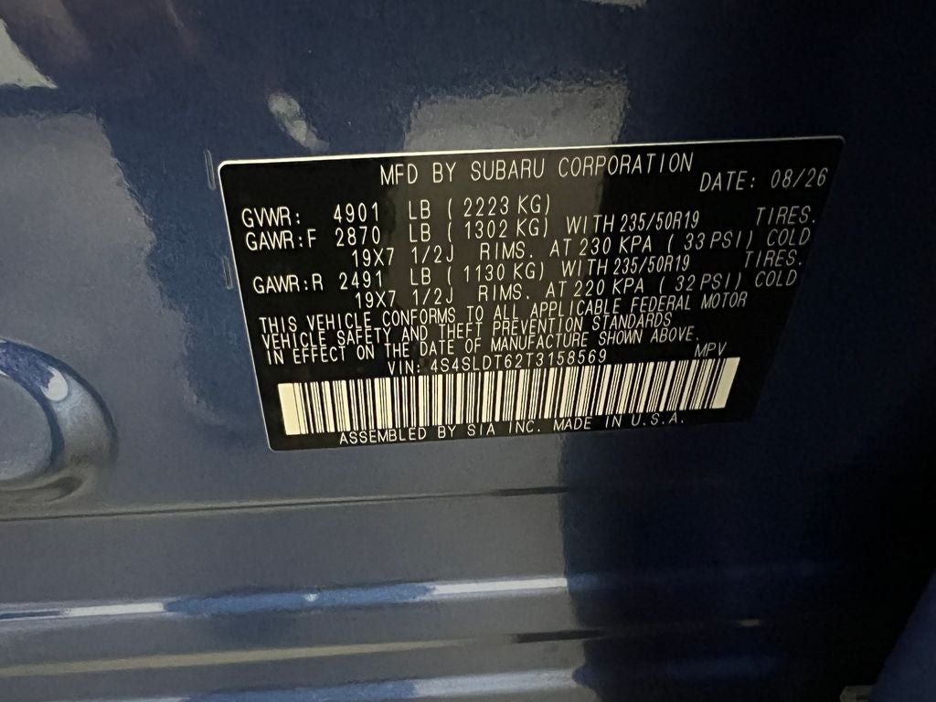 2026 Subaru FORESTER Touring