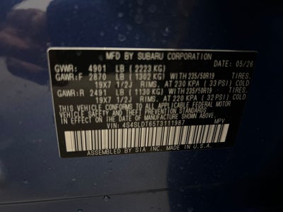 2026 Subaru FORESTER Touring
