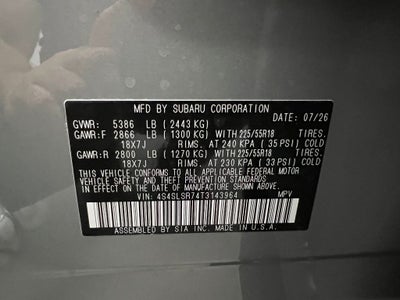 2026 Subaru FORESTER Limited Hybrid
