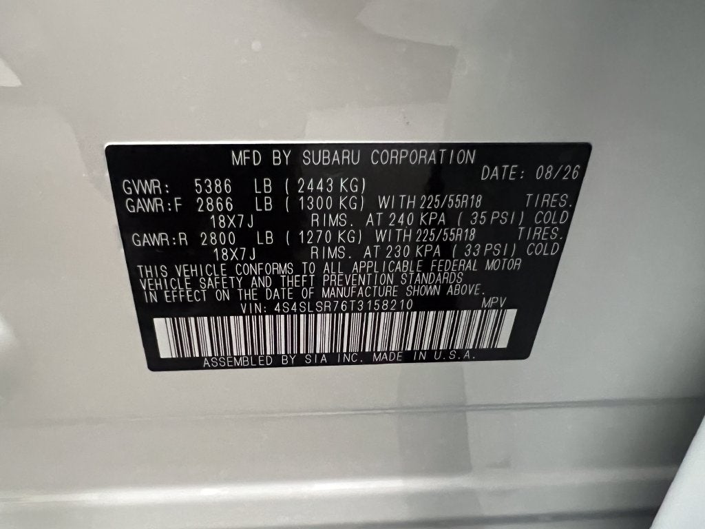 2026 Subaru FORESTER Limited Hybrid