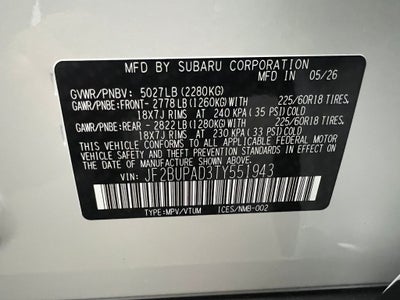 2026 Subaru OUTBACK Premium