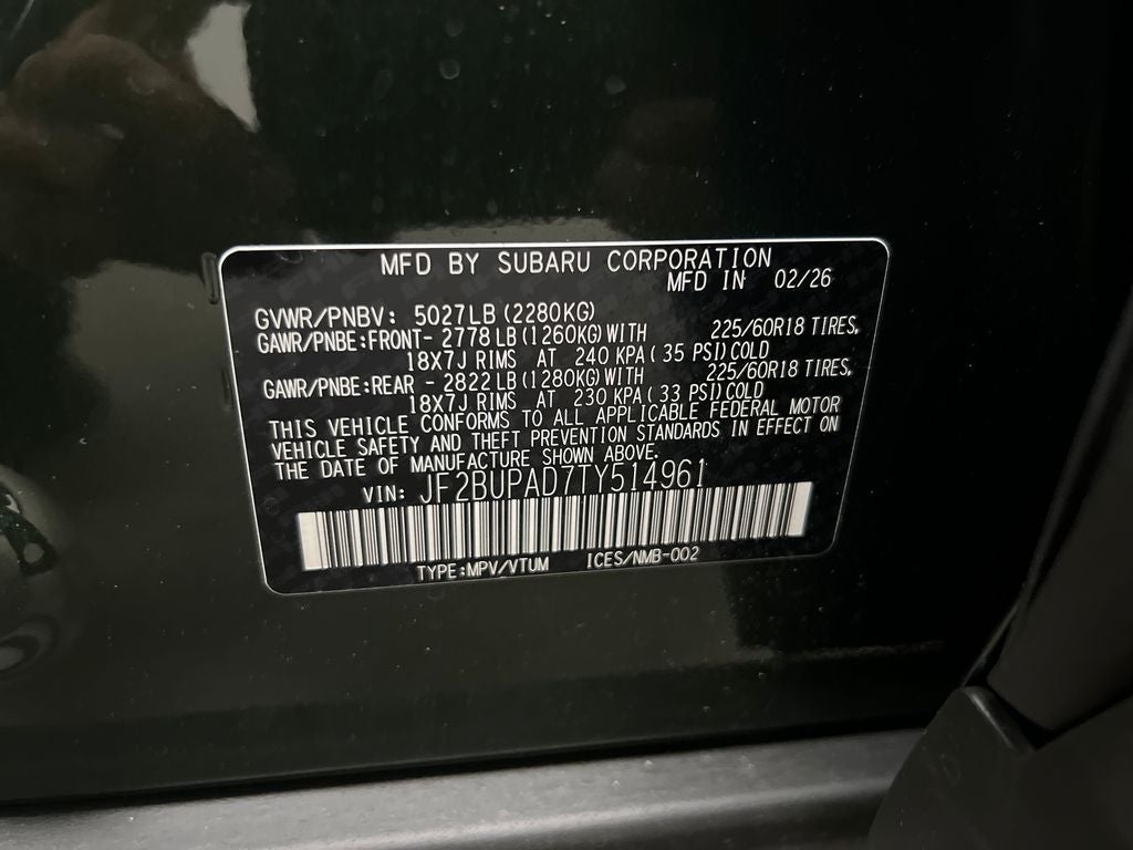 2026 Subaru OUTBACK Premium