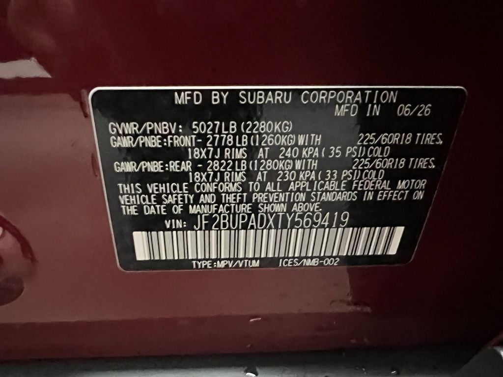 2026 Subaru OUTBACK Premium