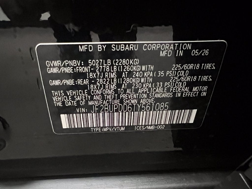 2026 Subaru OUTBACK Limited