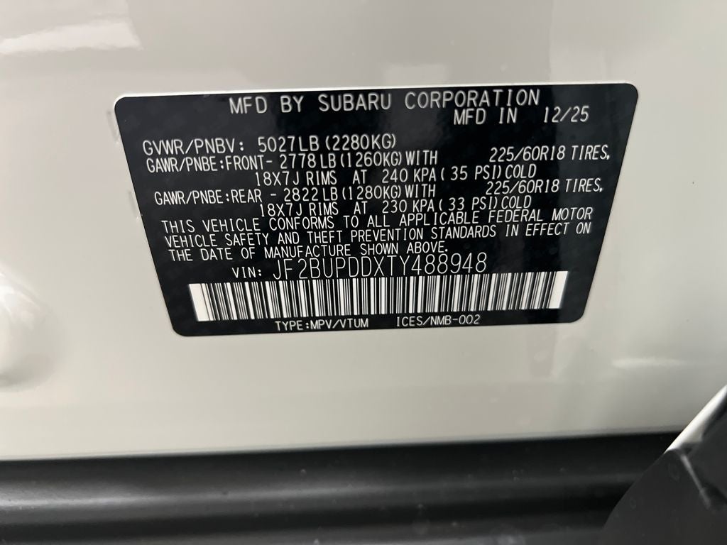 2026 Subaru OUTBACK Limited