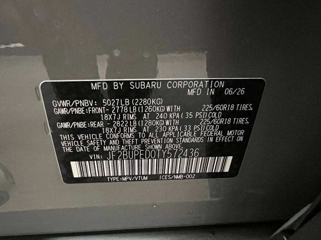 2026 Subaru OUTBACK Touring