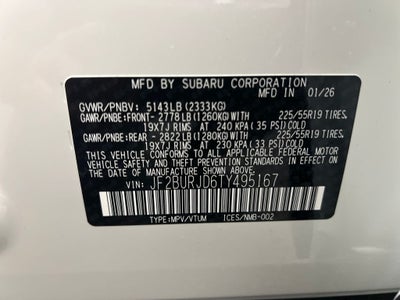 2026 Subaru OUTBACK Touring XT