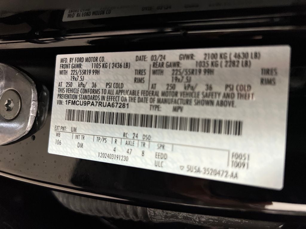 2024 Ford Escape ST-Line Elite