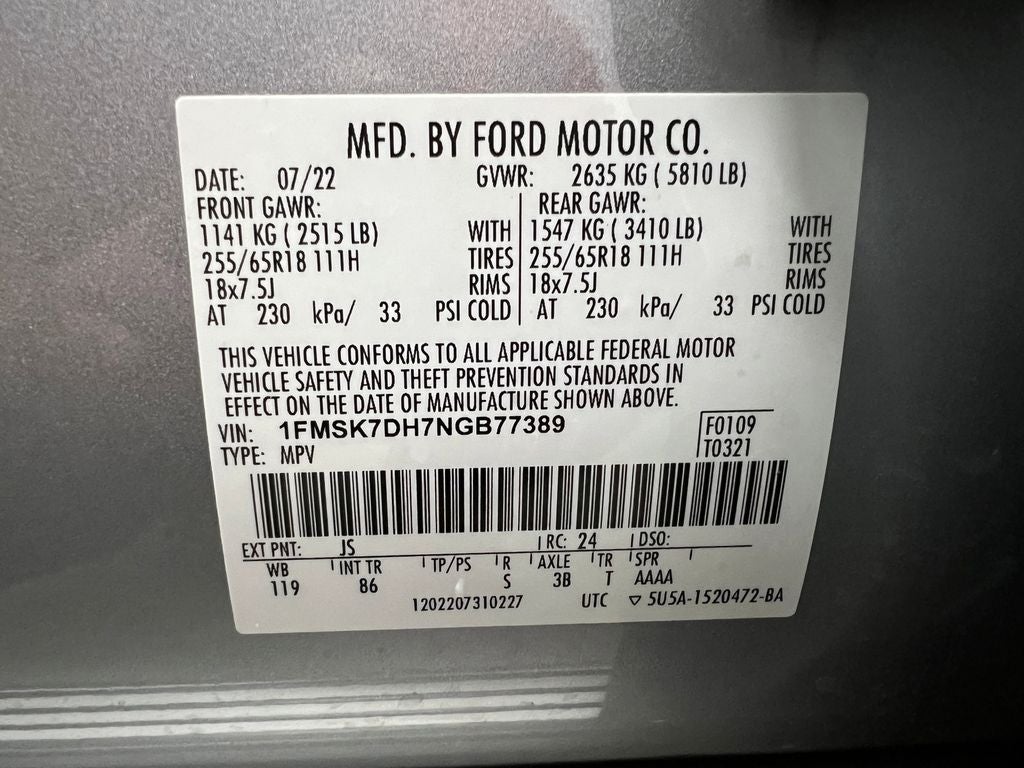 2022 Ford Explorer XLT