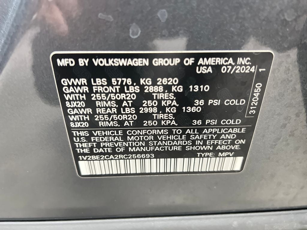 2024 Volkswagen Atlas Cross Sport 2.0T SEL