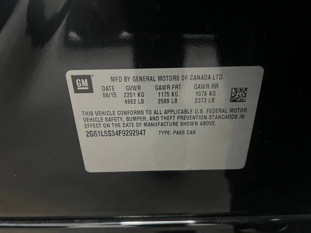 2015 Cadillac XTS Standard
