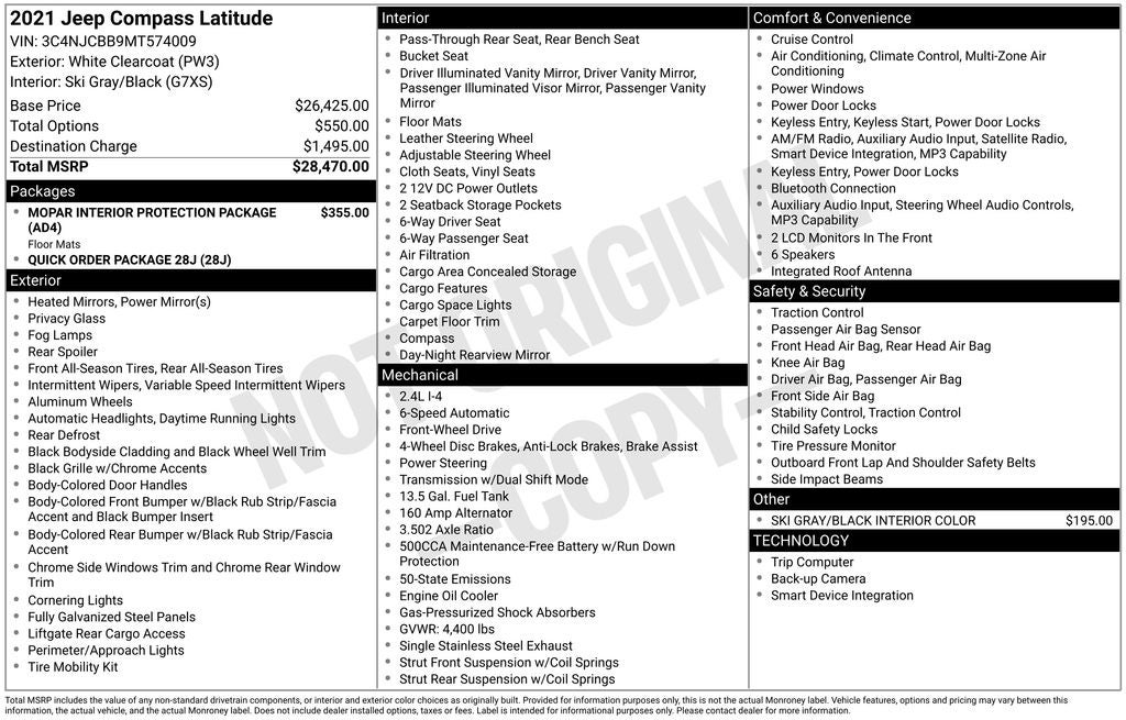 2021 Jeep Compass Latitude