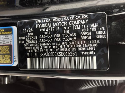 2025 Hyundai Tucson SEL Convenience
