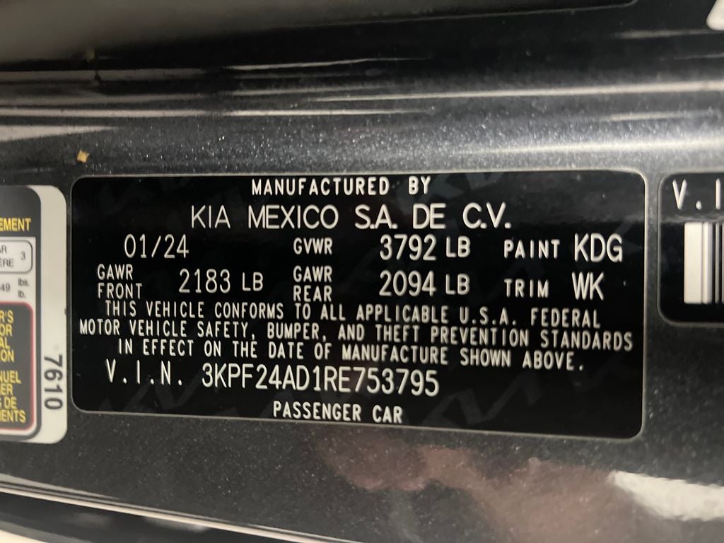 2024 Kia Forte LXS
