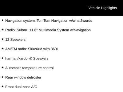2025 Subaru Outback Limited XT